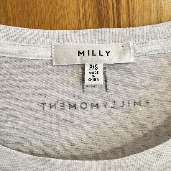 Milly 'I'M NOT BOSSY I'M THE BOSS'  Gray Short Sleeve Round Neck Slub T-shirt - Picture 7 of 11